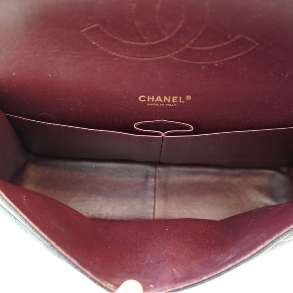 Chanel Double Flap Maxi in Black Caviar with Gold Hardware - Picture 10 of 12